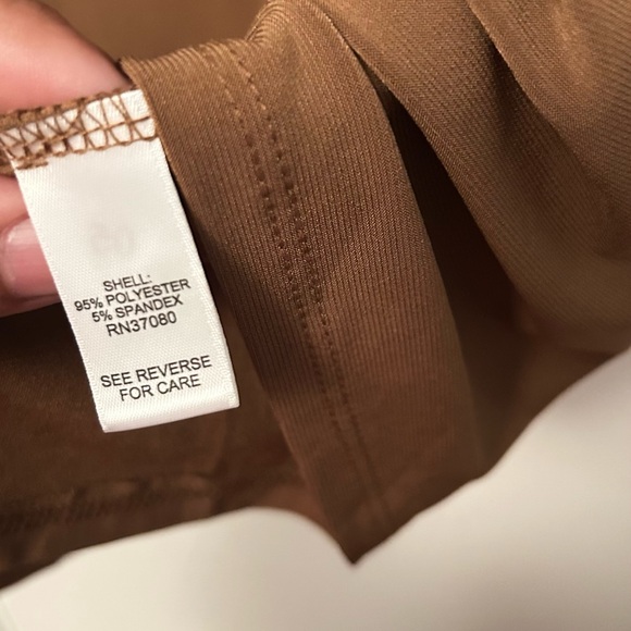 GATO Elegant Brown Women's Top ZIZE XL - Picture 4 of 4